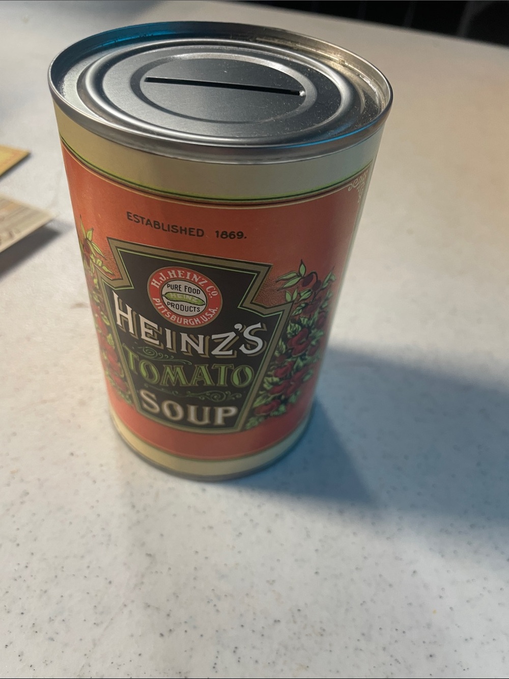 Heinz Tomato Soup Can - Vintage Label
Bank